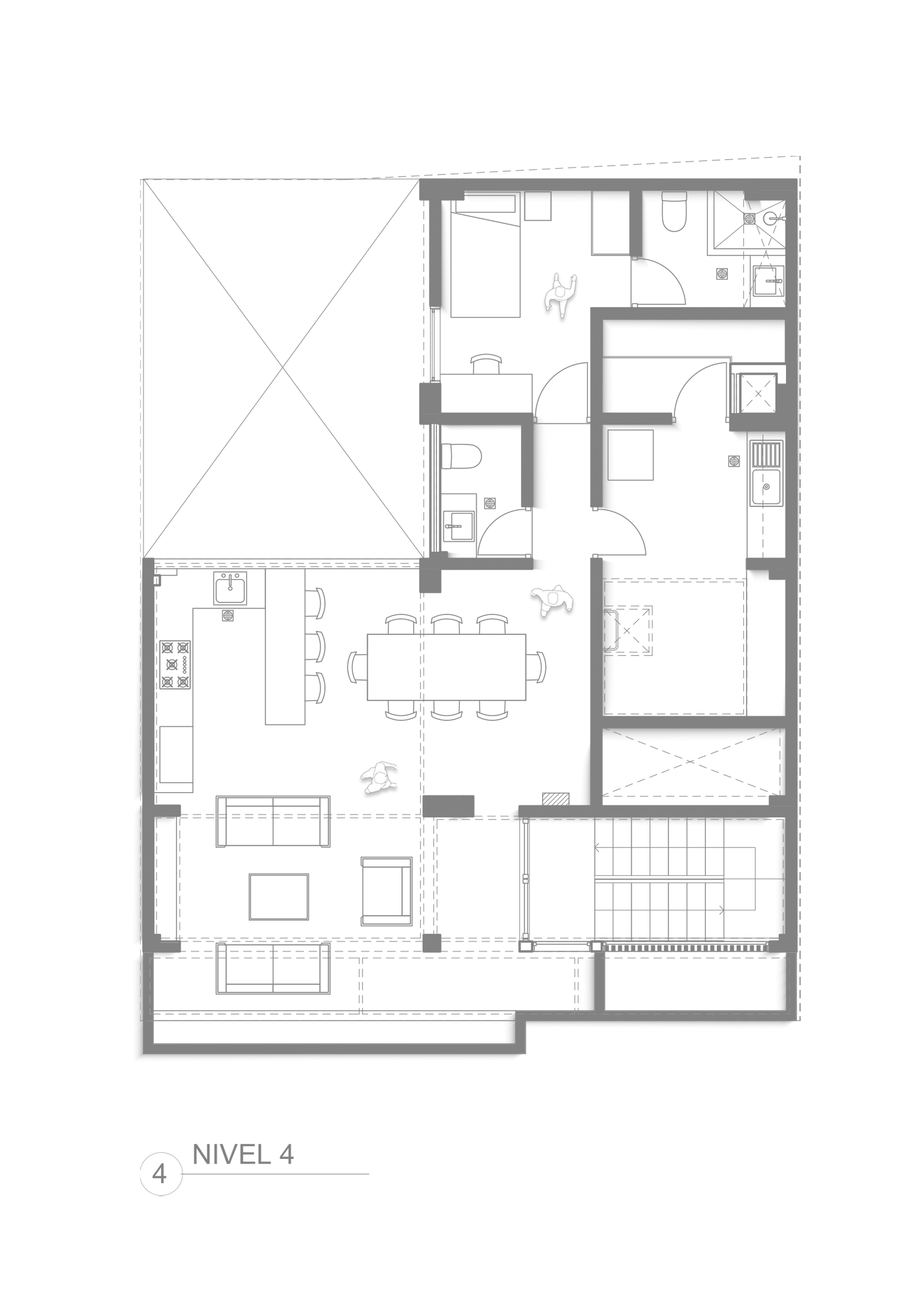 Planta 4 · Proyecto Huamán