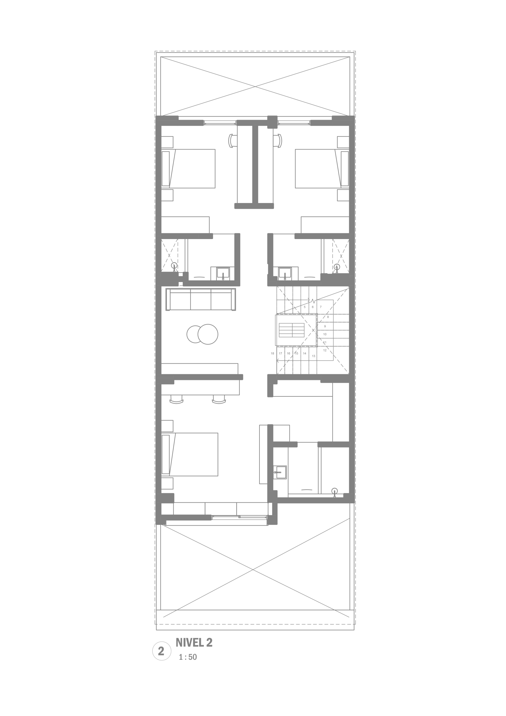 Planta 2 · Proyecto de La Cruz