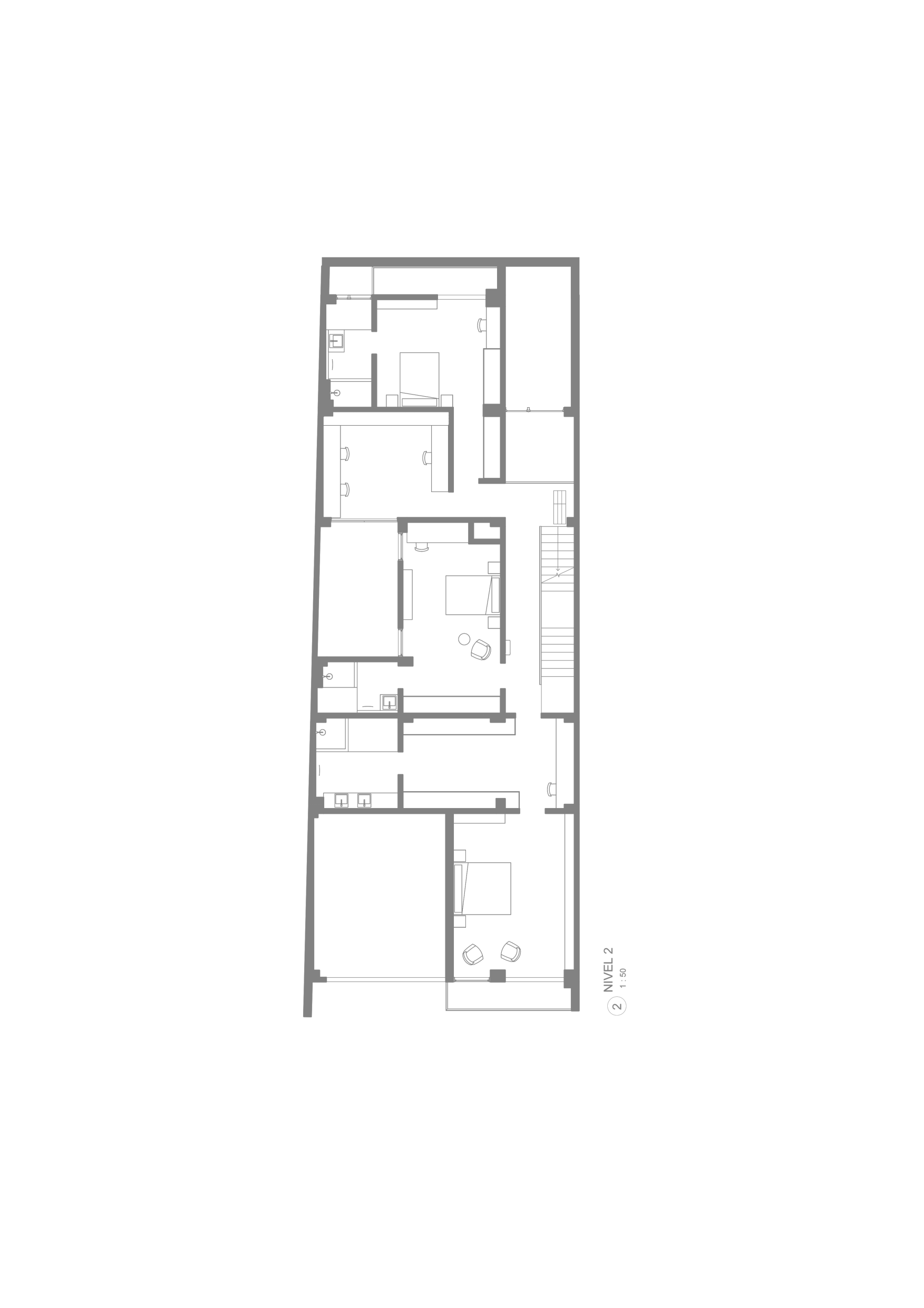 Planta 2 · Proyecto Casa L-Chávez